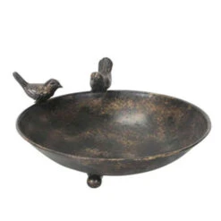 De Wiltfang Vogelbad Rond - Metaal