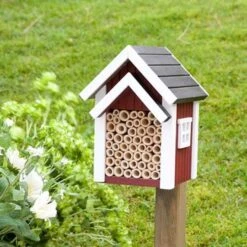 Wildlife Garden Bijen Nestkast Rood - WG311 -Vogelbenodigdheden Winkel image 288