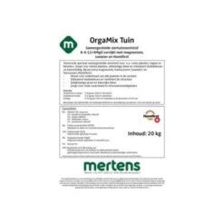 OrgaMix Tuin 8-4-12+4 MgO 20 Kg +zeewier Met HF