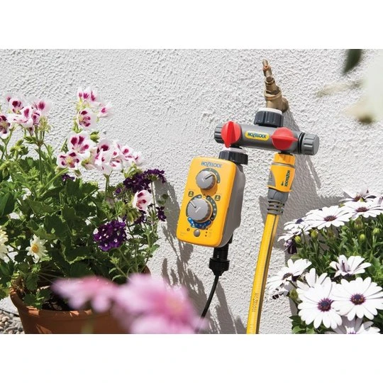 Hozelock 2-weg Kraanaansluiting 3/4'' En 1/2'' 2 Hozelock 2-weg Kraanaansluiting 3/4'' En 1/2'' - Afbeelding 2